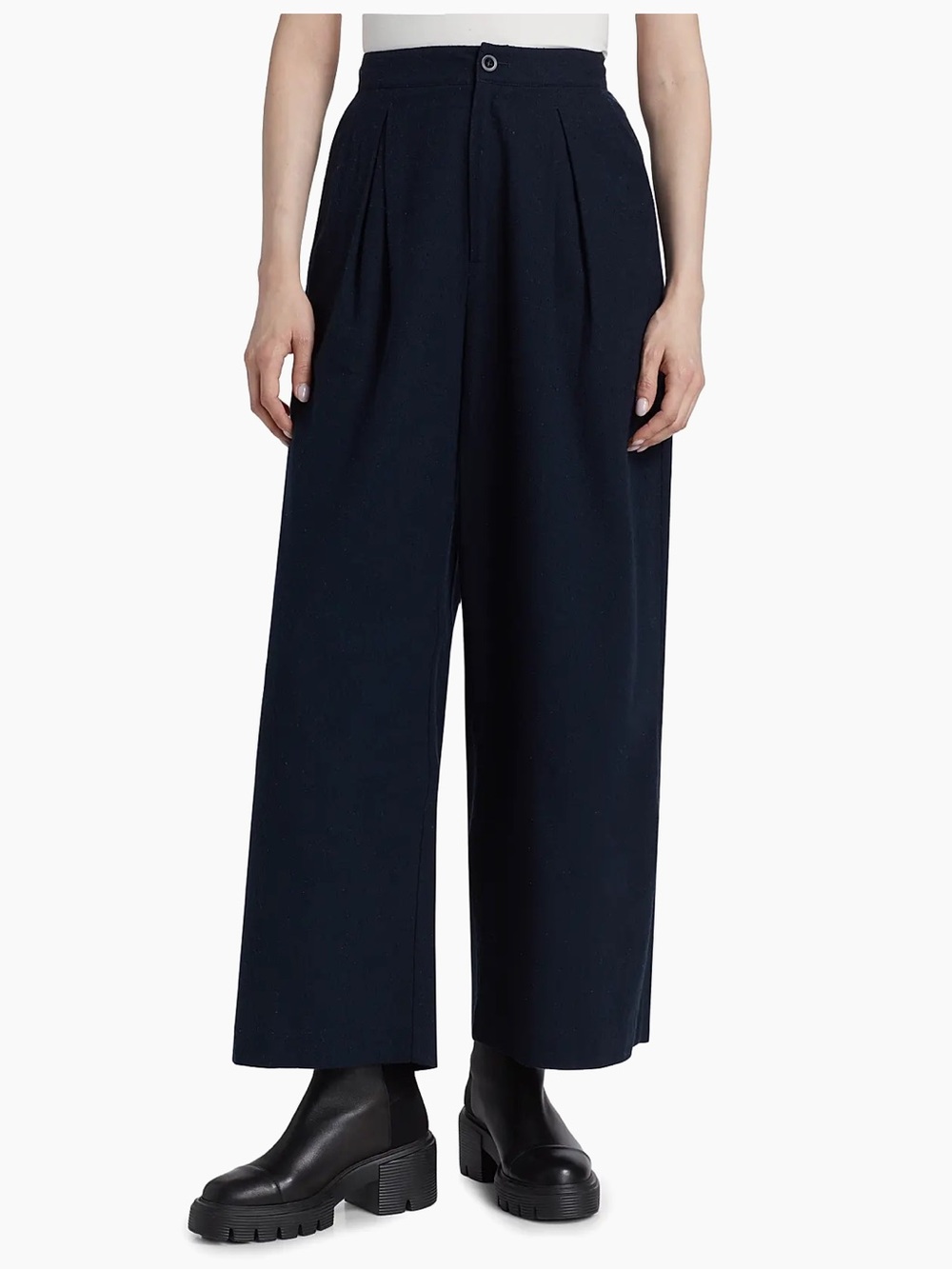 NWT $295 Jenni Kayne Relaxed Trousers Navy size 12